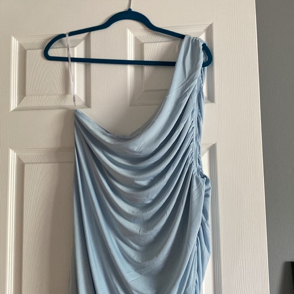 Eloquii ruched one shoulder dress - Picture 6 of 8